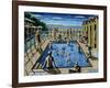 The Swimming Pool, 1989-PJ Crook-Framed Giclee Print