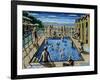 The Swimming Pool, 1989-PJ Crook-Framed Giclee Print