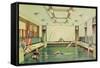 The Swimming Pool Aboard the 'Empress of Japan'-null-Framed Stretched Canvas