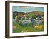 The Swineherd, 1888-Paul Gauguin-Framed Giclee Print