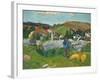 The Swineherd, 1888-Paul Gauguin-Framed Giclee Print