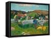 The Swineherd. 1888-Paul Gauguin-Framed Stretched Canvas