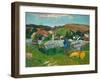The Swineherd. 1888-Paul Gauguin-Framed Giclee Print
