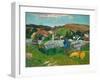 The Swineherd. 1888-Paul Gauguin-Framed Giclee Print