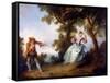 The Swing, 1730-Nicolas Lancret-Framed Stretched Canvas