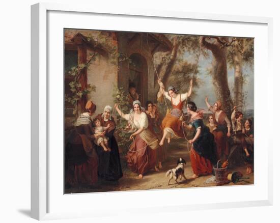 The Swing, 1848-Francois Verheyden-Framed Giclee Print