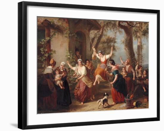 The Swing, 1848-Francois Verheyden-Framed Giclee Print