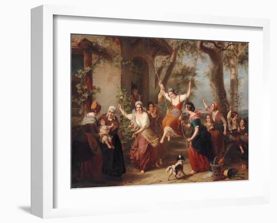 The Swing, 1848-Francois Verheyden-Framed Giclee Print