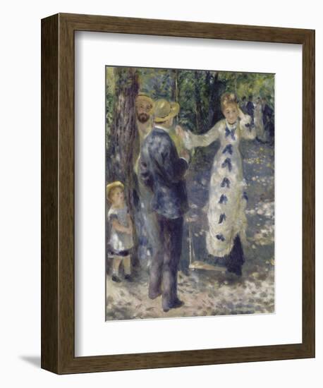The Swing, 1876-Pierre-Auguste Renoir-Framed Art Print