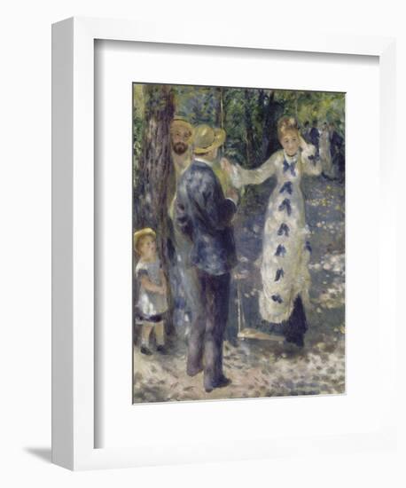 The Swing, 1876-Pierre-Auguste Renoir-Framed Art Print