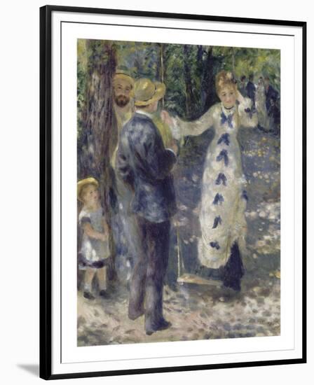 The Swing, 1876-Pierre-Auguste Renoir-Framed Giclee Print