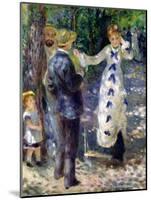 The Swing, 1876-Pierre-Auguste Renoir-Mounted Giclee Print