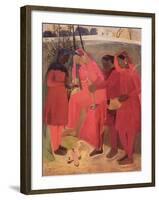 The Swing, 1940-Amrita Sher-gill-Framed Giclee Print