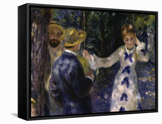 The Swing, c.1876-Pierre-Auguste Renoir-Framed Stretched Canvas