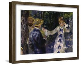 The Swing, c.1876-Pierre-Auguste Renoir-Framed Giclee Print