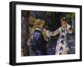 The Swing, c.1876-Pierre-Auguste Renoir-Framed Giclee Print