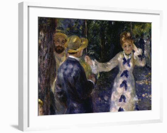 The Swing, c.1876-Pierre-Auguste Renoir-Framed Giclee Print