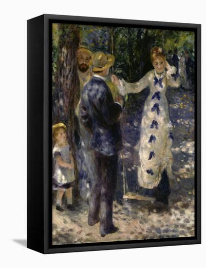 The Swing, c.1876-Pierre-Auguste Renoir-Framed Stretched Canvas