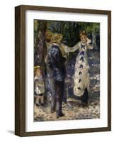 The Swing, c.1876-Pierre-Auguste Renoir-Framed Giclee Print