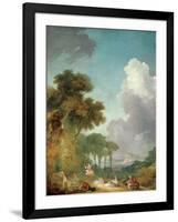 The Swing, Ca. 1765-Jean-Honoré Fragonard-Framed Giclee Print