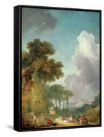 The Swing, Ca. 1765-Jean-Honoré Fragonard-Framed Stretched Canvas