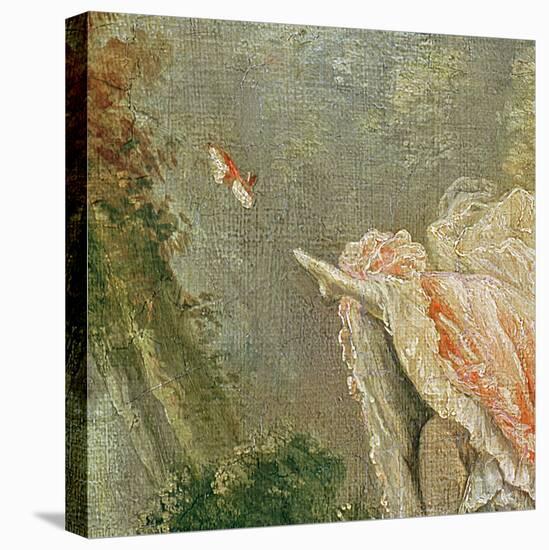The Swing (Detail)-Jean-Honoré Fragonard-Stretched Canvas