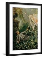 The Swing (Detail)-Jean-Honoré Fragonard-Framed Giclee Print