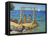 The swing,Funtana,Vrsar,Croatia-Andrew Macara-Framed Stretched Canvas