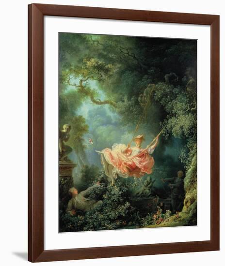 The Swing-Jean Honore Fragonard-Framed Premium Giclee Print