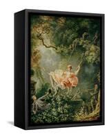 The Swing-Jean-Honor? Fragonard-Framed Stretched Canvas