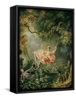 The Swing-Jean-Honor? Fragonard-Framed Stretched Canvas