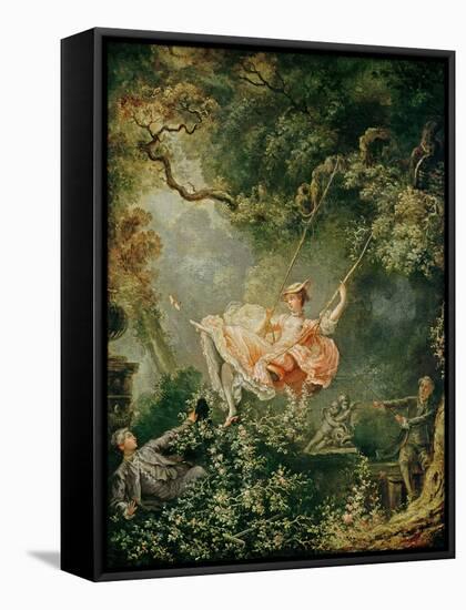 The Swing-Jean-Honor? Fragonard-Framed Stretched Canvas