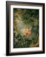 The Swing-Jean-Honor? Fragonard-Framed Giclee Print