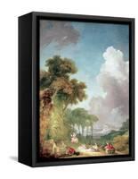 The Swing-Jean-Honoré Fragonard-Framed Stretched Canvas