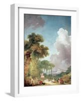 The Swing-Jean-Honoré Fragonard-Framed Giclee Print