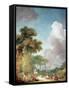 The Swing-Jean-Honoré Fragonard-Framed Stretched Canvas