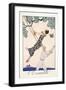 The Swing-Georges Barbier-Framed Giclee Print