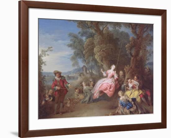 The Swing-Jean-Baptiste Joseph Pater-Framed Giclee Print