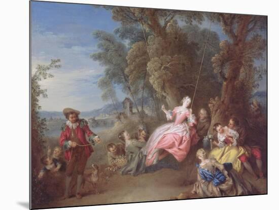 The Swing-Jean-Baptiste Joseph Pater-Mounted Giclee Print