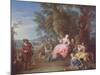 The Swing-Jean-Baptiste Joseph Pater-Mounted Giclee Print