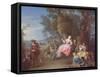 The Swing-Jean-Baptiste Joseph Pater-Framed Stretched Canvas