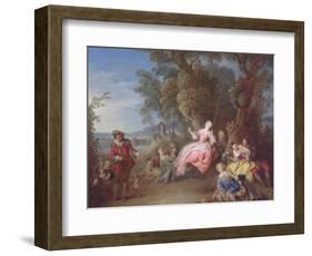 The Swing-Jean-Baptiste Joseph Pater-Framed Giclee Print