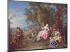 The Swing-Jean-Baptiste Joseph Pater-Mounted Giclee Print