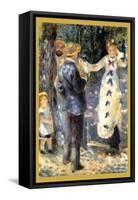 The Swing-Pierre-Auguste Renoir-Framed Stretched Canvas