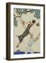 The Swing-Georges Barbier-Framed Giclee Print