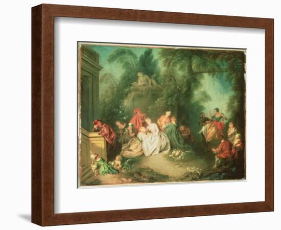 The Swing-Jean-Baptiste Pater-Framed Giclee Print