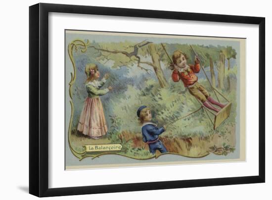 The Swing-null-Framed Giclee Print