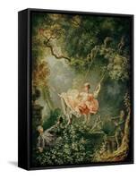 The Swing-Jean-Honoré Fragonard-Framed Stretched Canvas