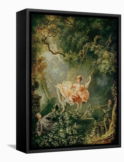 The Swing-Jean-Honoré Fragonard-Framed Stretched Canvas