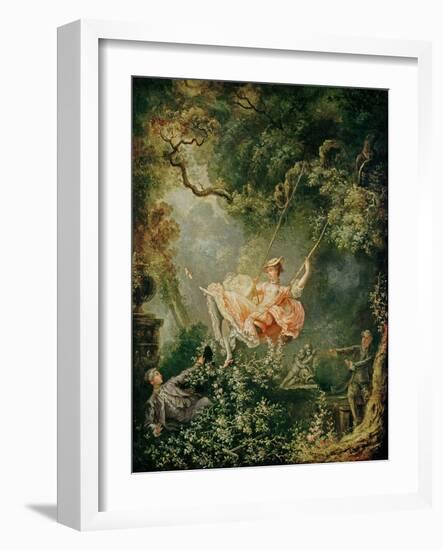 The Swing-Jean-Honoré Fragonard-Framed Giclee Print